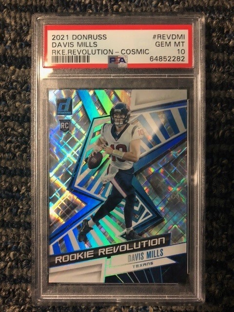 Davis Mills Panini Donruss Rookie Revolution #REVDMI Cosmic