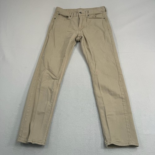 Old Navy Jeans Herren 29 x 30 hellbraun gerades Bein schmal mittlerer Bund