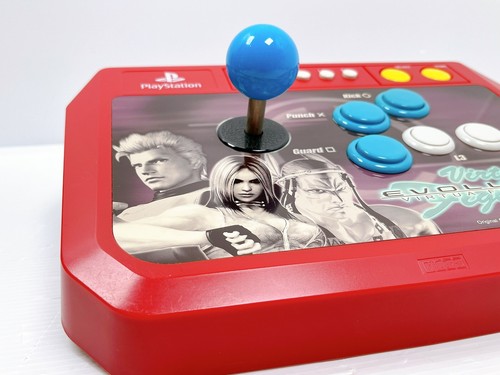 HORI Virtua Fighter 4 Evolution Stick RED Controller PS2 Joystick tested - Picture 9 of 22