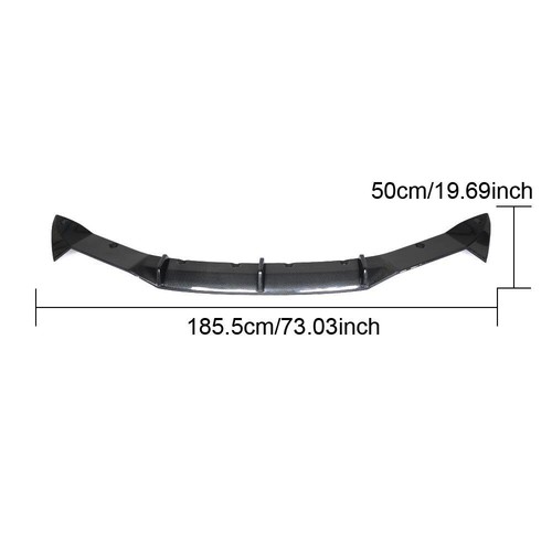 Divisor de alerón difusor labio parachoques trasero de fibra de carbono seco para BMW I8 i8 2014-18 - Imagen 18 de 19