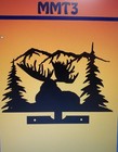 MOOSE MOUNTAIN TREE MAILBOX , FENCE , RAILING TOPPER METAL ART