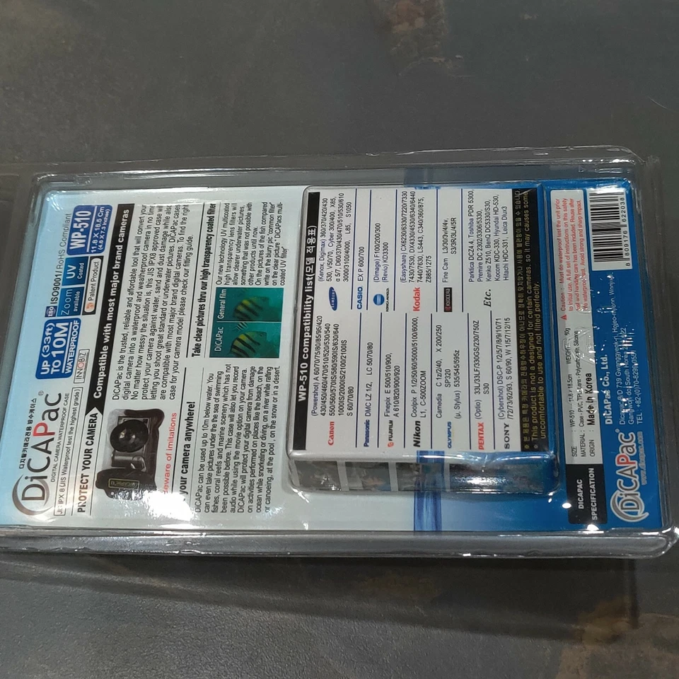 Carcasa de cámara submarina Dicapac WP-510 Waterpro para Canon Sony Panasonic +++++ Foto 3 de 4