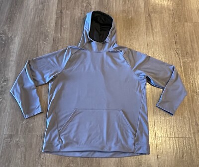 UNRL Crossover Hoodie II Mens XXL Gray Pullover Performance Fleece Lined