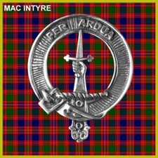 MacIntyre Scottish Clan Badge, Pewter