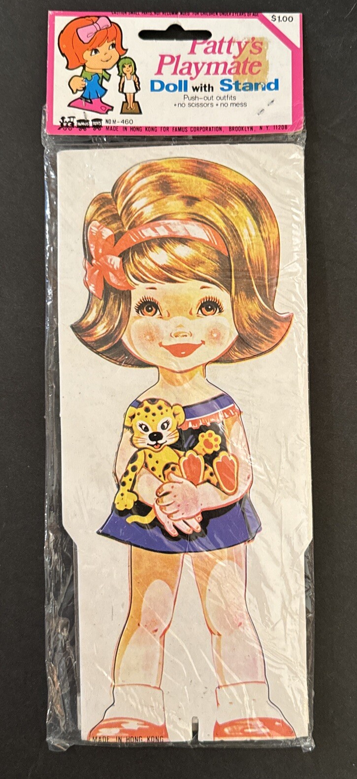 Patty's Playmate Vintage Paper Doll No 460 Hong Kong F.C Famus Corp #Z513