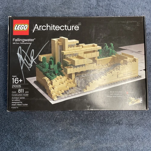 LEGO Architecture 21005 Fallingwater Neu signiert von Adam Reed Tucker 