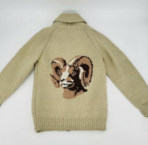 Vintage Cowichan Wool Sweater RARE | eBay