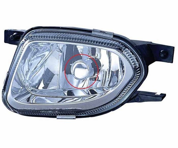 Nebelscheinwerfer Links Mercedes Sprinter 2006-2010 MIT Chromiertem Rahmen-image