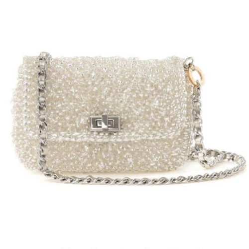 ANTEPRIMA Shoulder Bag 999 Collection Lucket Pure Silver Authentic - Picture 18 of 24