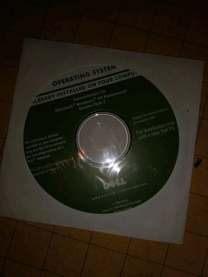 Dell Reinstallation CD Microsoft Windows XP Professional with Service Pack 2 NEW
