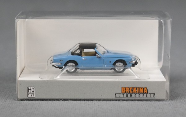 Brekina 15181 H0,1:87 Triumph Spitfire Hellblau, 1974 - Neuheit 2025!-image