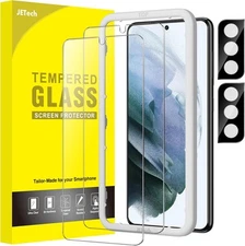 JETech Screen Protector for Samsung Galaxy S21 Plus 6.7-Inch with Clear 