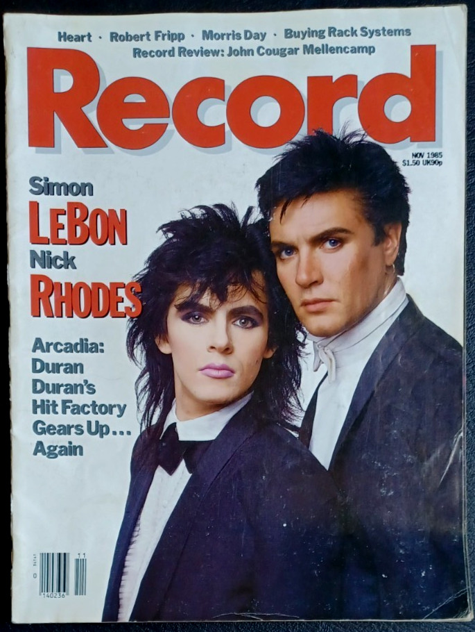 Record Music Magazine Novembre 1985 - Duran Duran