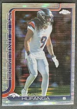 2025 Topps Chrome Talanoa Hufanga Pulsar Refractor #94 Broncos