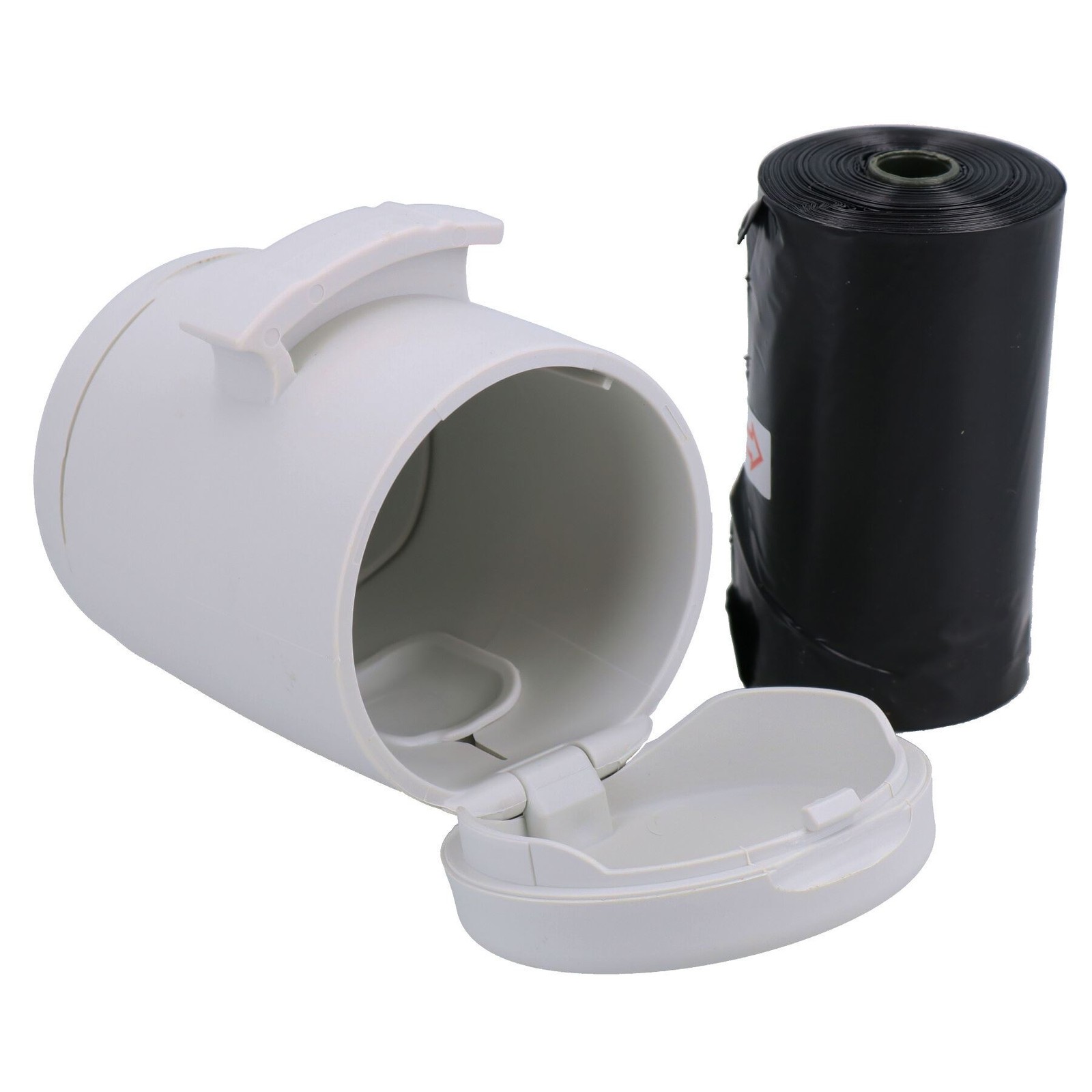 Multi Box Grigio Cane Cucciolo Passeggiata Piombo Accessori Trattare Cacca Rotolo Sacchetto Dispenser foto 3