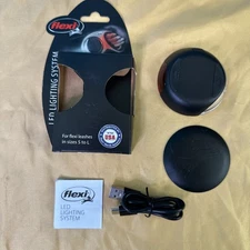 Flashing LED Lighting System for Flexi Retractable Leashes "S to L" 403325