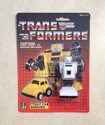 TRANSFORMERS BUMBLEBEE WHITE G1 SERIES AUTOBOT MINIBOT NEU VERSIEGELT