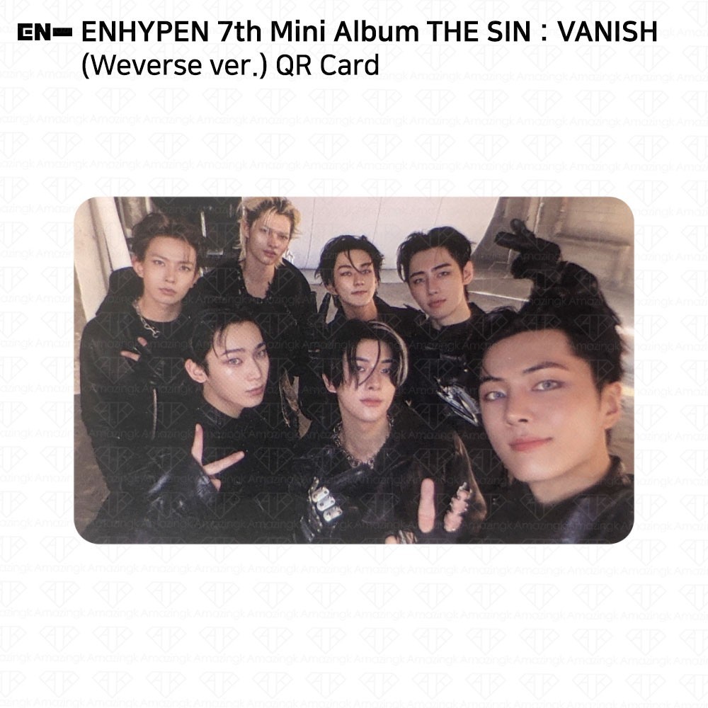 Enhypen The 7th Mini Album THE SIN:VANISH Weverse ver. Photocard