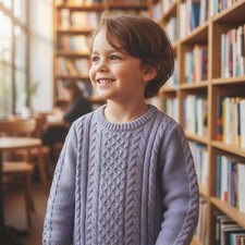 Maximus Rex Kids Cable Knit Sweater   Size 5