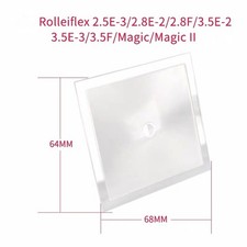 Horizontal Split Focusing Screen for Rolleiflex 2.8, 3.5, Magic 64X68mm