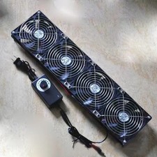 4.72 x 4.72 x 0.98 in Cooling Fan, 3000 RPM, 12V DC, Hydraulic Bearing