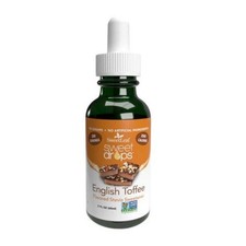Wisdom Natural Stévia Liquide SweetLeaf, Toffee, Sirop Zéro Calories Bio, 2 OZ