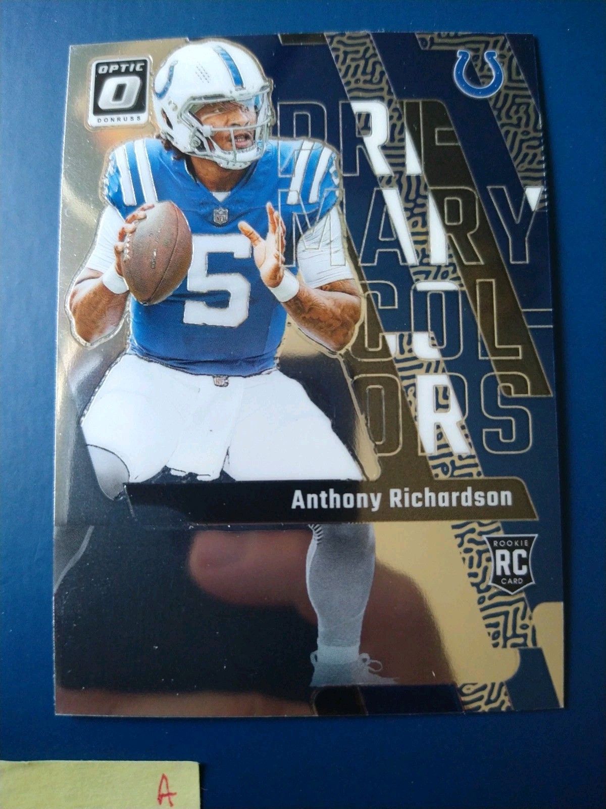 2023 Donruss Optic Primary Colors Anthony Richardson #1 Colts Rookie RC