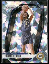 Tristen Newton 2024-25 Panini Prizm #261 Prizms Ice Indiana Pacers