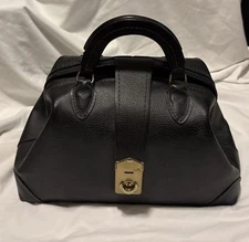 Vintage Black Leather Doctor Bag 35314-M Professional Case Cincinnati OH USA OBO