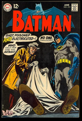 Batman #212 High Grade Silver Age Superhero Vintage DC Comic 1969 VF+