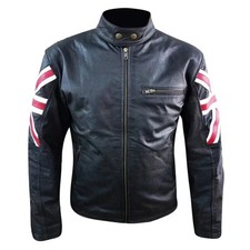 Mens Union Jack Cafe Racer UK