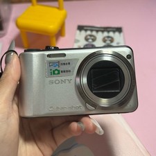 Sony Cyber-Shot DSC-H55 Digital Camera 14.1MP 10x Optical Zoom Silver Auto Focus