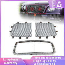 Full Front Grille Assembly Chrome Surround Lh Rh Mesh Bentley Gt Gtc 2012-2016 Full Front Grille Assembly Chrome Surround Lh Rh Mesh Bentley Gt Gtc 2012-2016