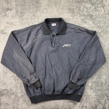 Vintage Jetco Long Sleeve Shirt Sweatshirt USA Made Mens L Pullover Collared