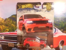 Hot Wheels Power Trip Jeep Grand Cherokee Trackhawk 2019 Red 1:64 Real Riders RR