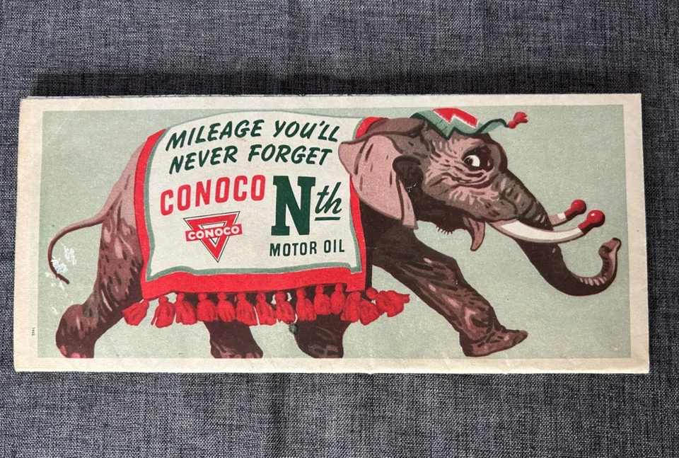 Vintage 1940s-50's Conoco Travel Map CT MA RI NY H.M. Gousha Bright Colors Litho - Image 2 of 4