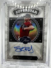 2022 Shane Bieber auto Panini three and two superstar signatures Autograph 25/25