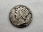 1934 P U.S. Mercury Head Silver Dime KW-14