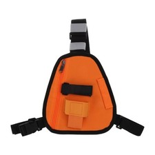 Adjustable Vest Chest Rig-Pack Pouch Harness Walkie Waist Pack for Two Way Radio