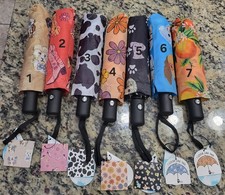 Rainy Skies Foldable Automatic Open/ Close Umbrella Choose The  You Want NWT