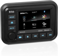 BOSS Audio Systems MGV550B Marine Gauge Receiver Weatherproof 5 Inch Touchscreen