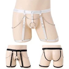 Men's High Elasticity Thong G String Jockstrap Bikini Briefs Underwear