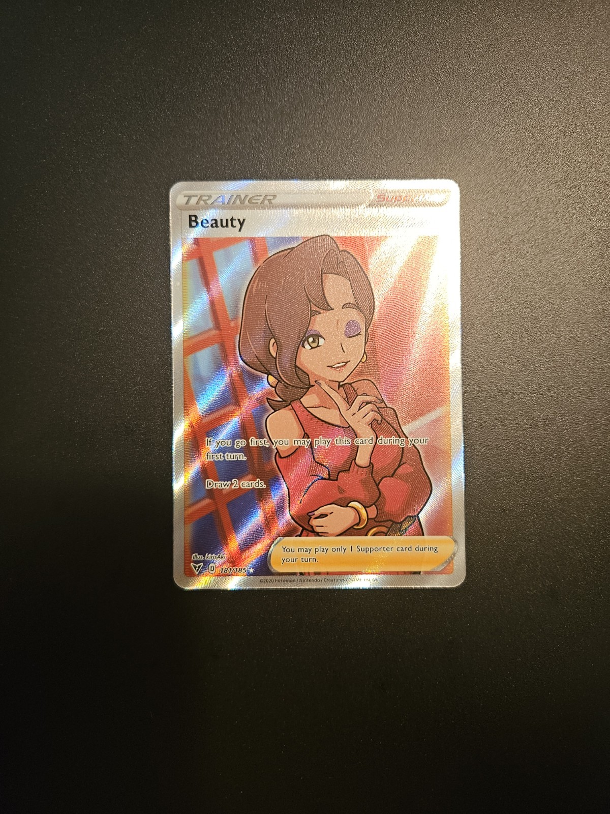 Beauty - 181/185 - Vivid Voltage - Illustration Rare - NM/M - Pokemon Card