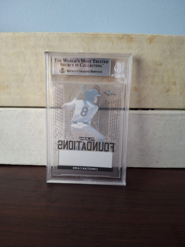 2019 Leaf Flash Foundation Pre Production Proof Clear Christino Cairo 1/1 - Image 2 of 2