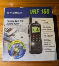 West Marine VHF 160 Floating Two-Way Marine Radio New In Box
