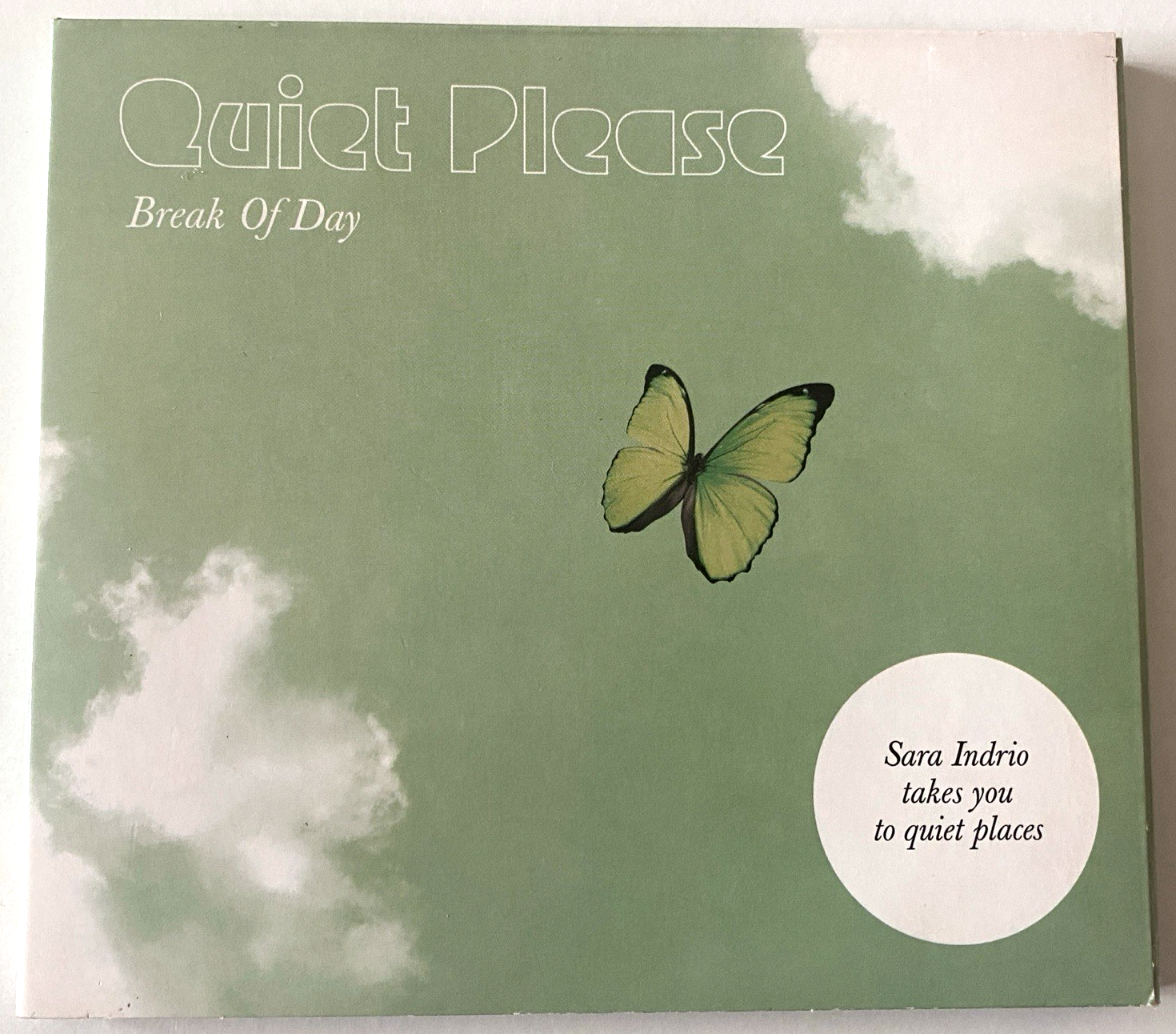 Sara Indrio – Quiet Please - Break Of Day Rare Denmark Import Digipak CD Album