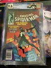 AMAZING SPIDER-MAN#252 (NEWSSTAND EDITION) CGC 9.6 WHITE PAGES 1ST BLACK SUIT