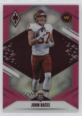 2021 Panini Phoenix Rookie Pink 174/199 John Bates #192 Rookie RC v9t