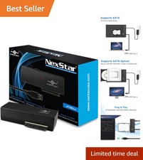 Compact NexStar USB 3.0 to SATA Adapter with UASP for Enhanced Speed & Stability