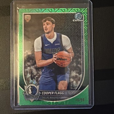 Topps Bowman 2025 Cooper Flagg #1 Rookie Mavericks 75/99 